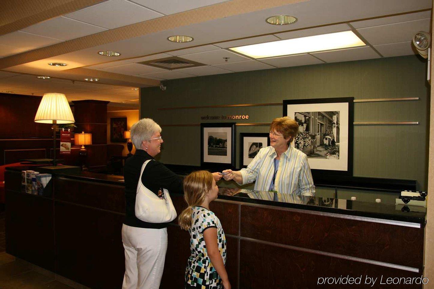 Hampton Inn Charlotte Monroe Interior foto